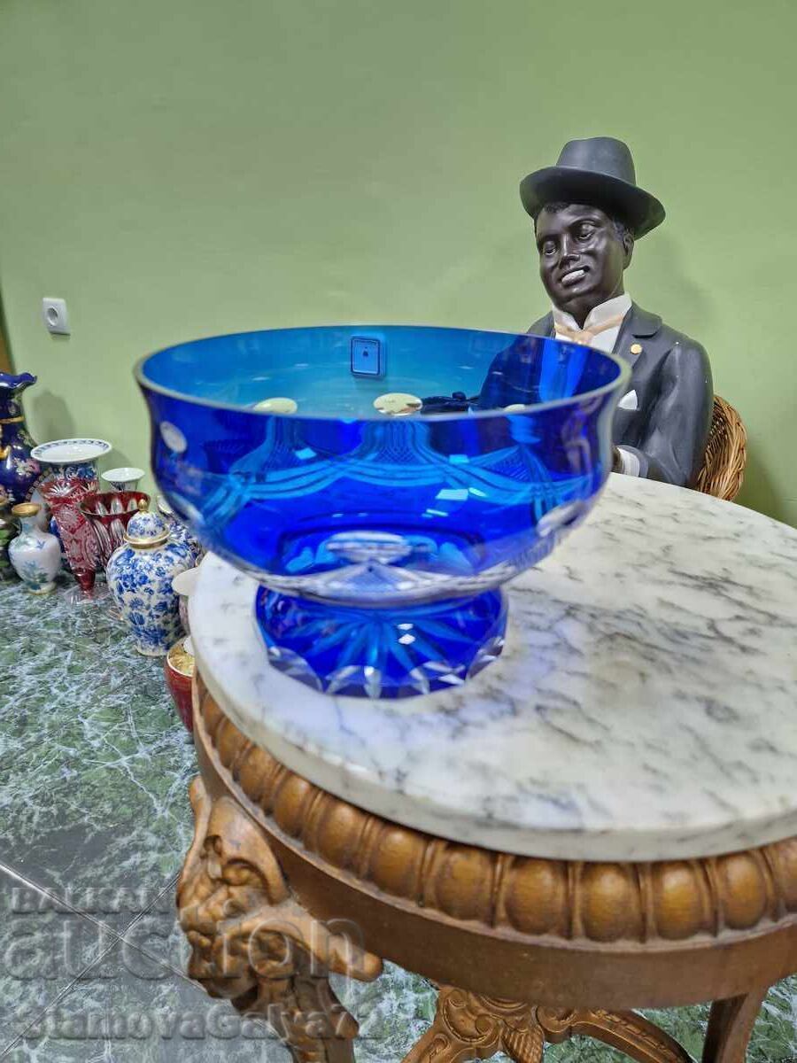 Rare antique Soviet crystal fruit bowl - 5 Rare antique Soviet crystal fruit bowl - 5