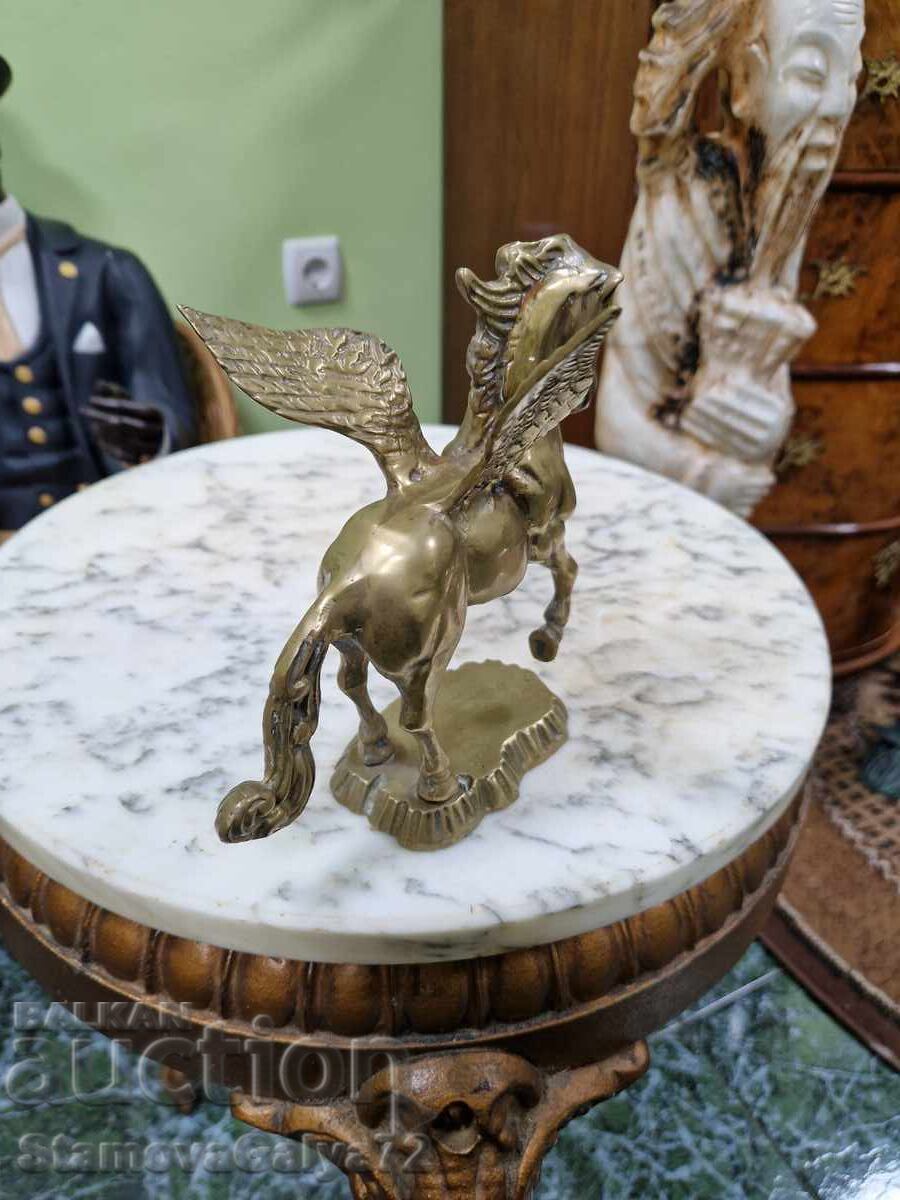 Страхотна антикварна английска бронзова фигура Пегас - 7 Страхотна антикварна английска бронзова фигура Пегас - 7