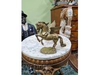 Figurină antică englezească superbă din bronz Pegas