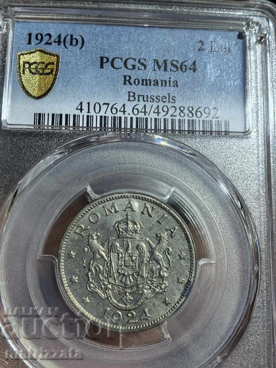 Romania 2 lei 1924