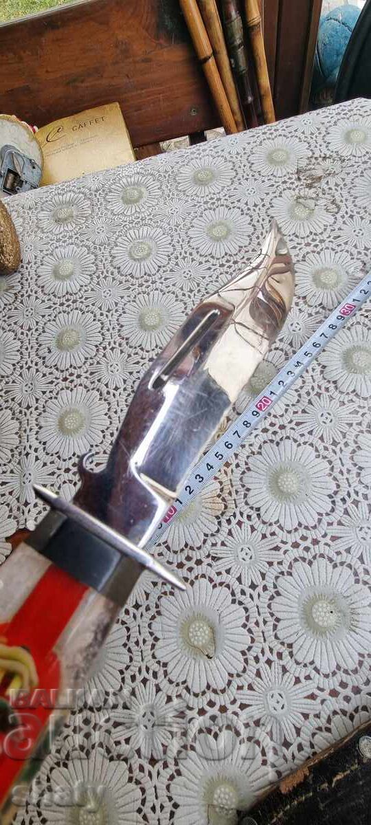 Auction Old Sopot knife VMZ with scabbard Auction Old Sopot knife VMZ with scabbard