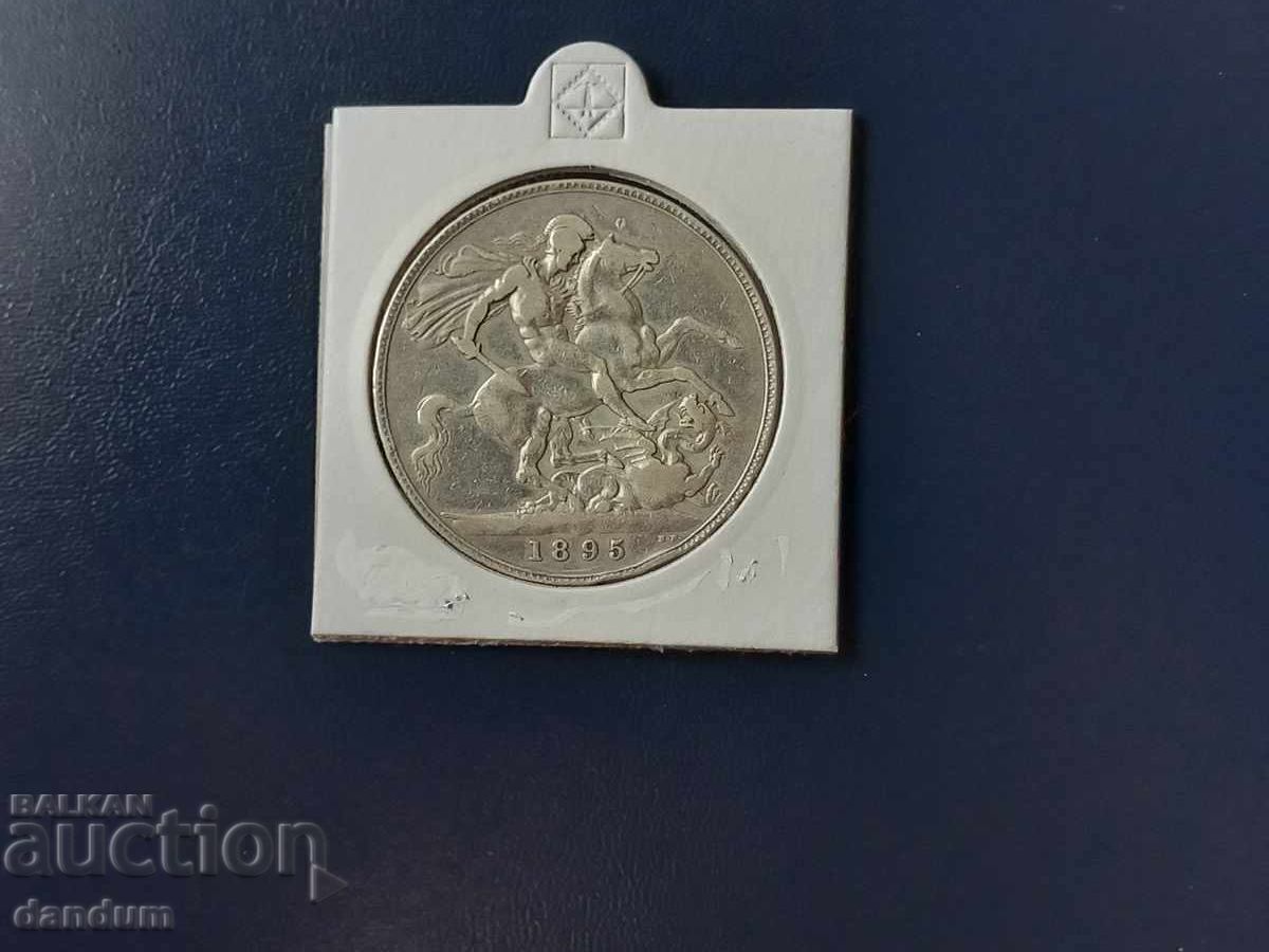 1 Crown (5 Shillings) Great Britain 1895 Queen Victoria with price 199.00 BGN | € 101.75