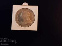 1 coroană (5 șilingi) Marea Britanie 1895 Regina Victoria