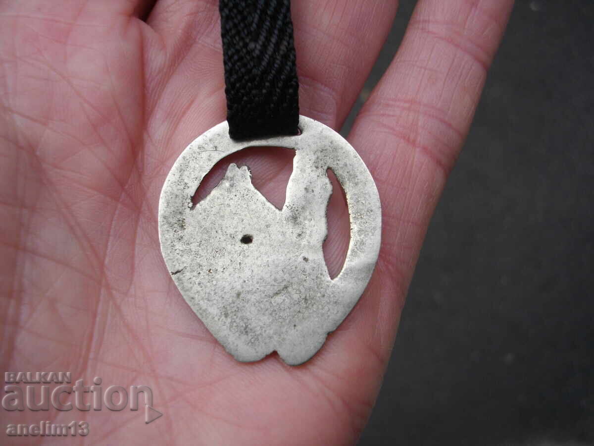 Antique Pocket Watch Fob Horseshoe Clover - 5