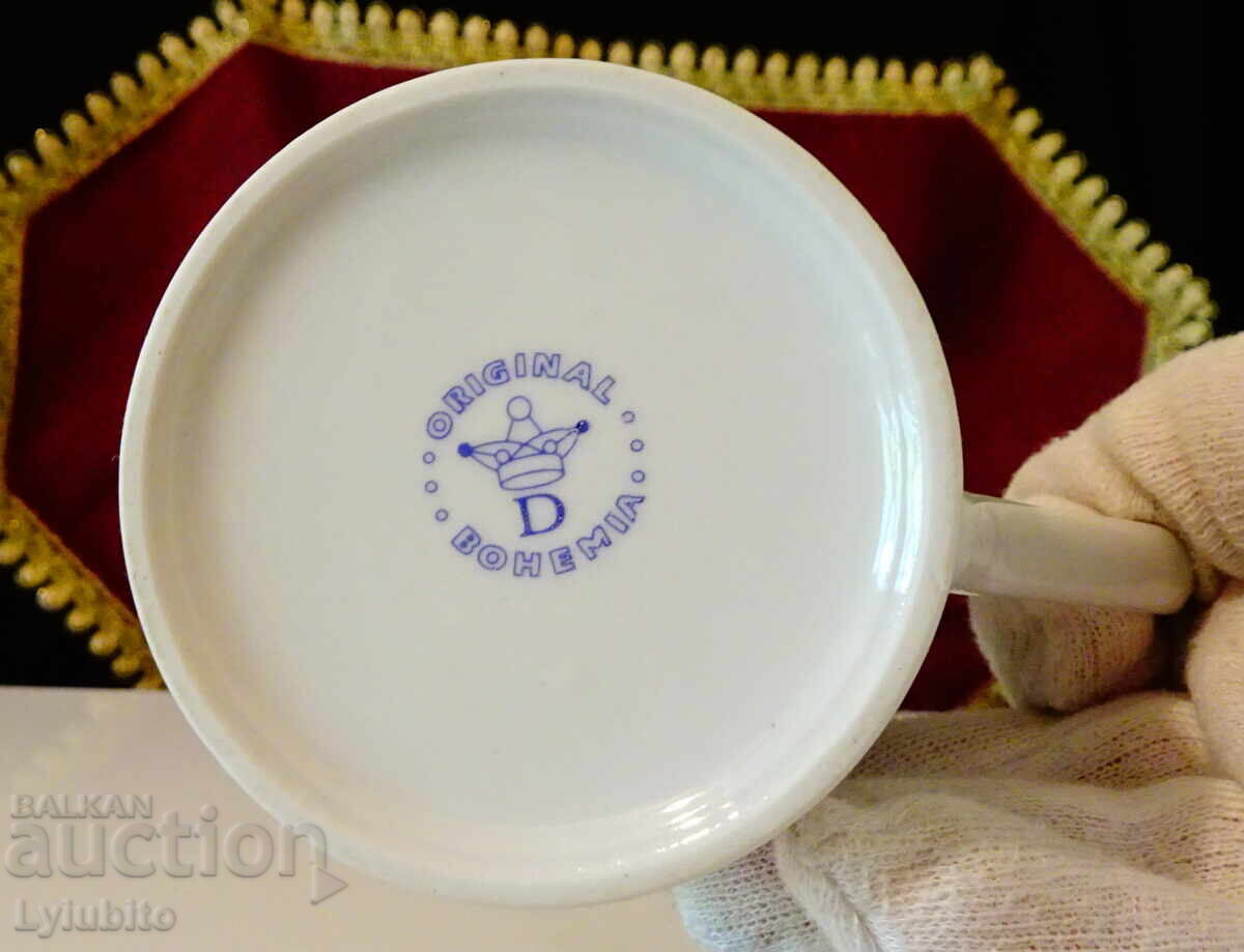 Порцеланова чаша Бохемия,базилика - 7 Порцеланова чаша Бохемия,базилика - 7