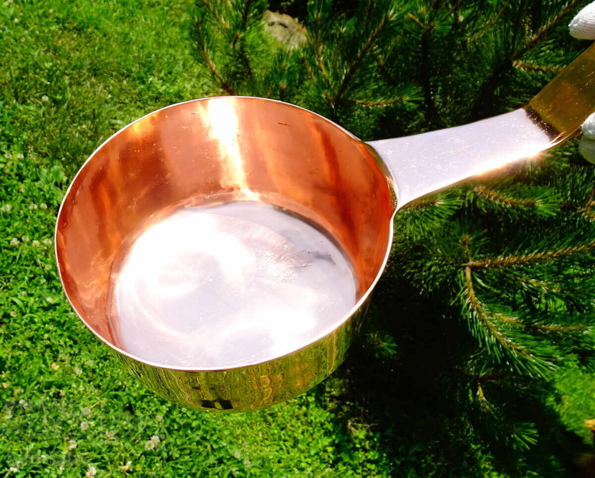 Auction  Copper pot, copper pan, copper casserole