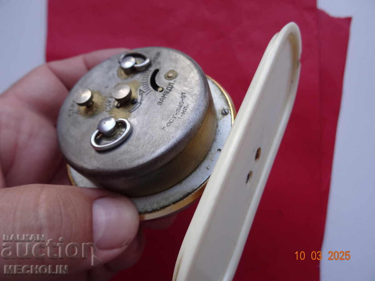 RUSSIAN ALARM CLOCK DRUZHBA 3145 1957 - 6 RUSSIAN ALARM CLOCK DRUZHBA 3145 1957 - 6