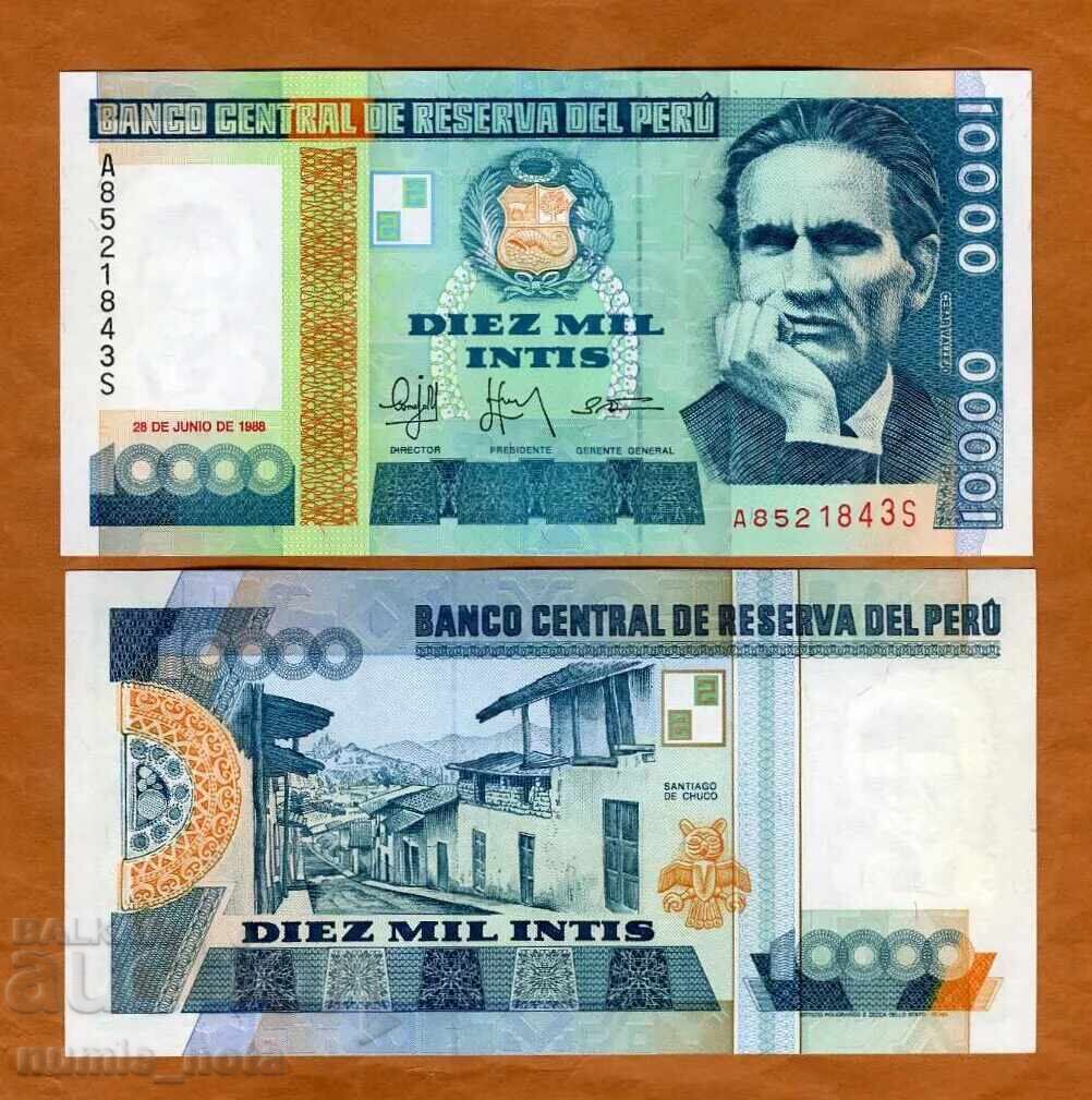 Peru 10000 inti 1988 UNC