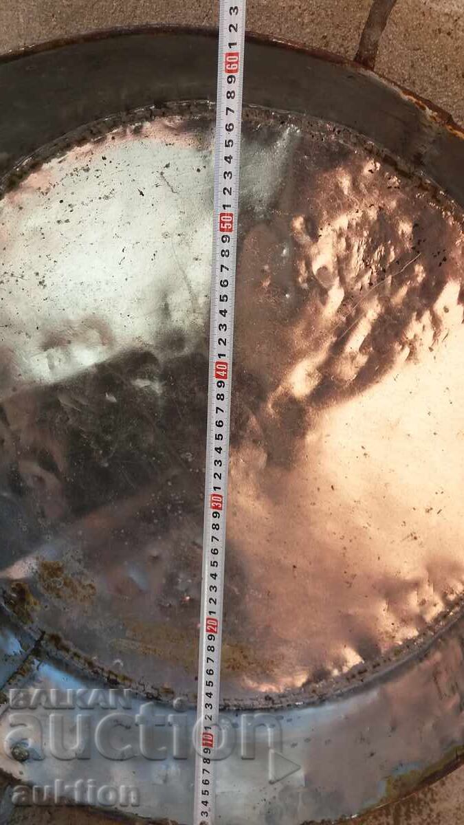 MASSIVE METAL TRAY FOR LUTENITSA, ETC. - 5 MASSIVE METAL TRAY FOR LUTENITSA, ETC. - 5