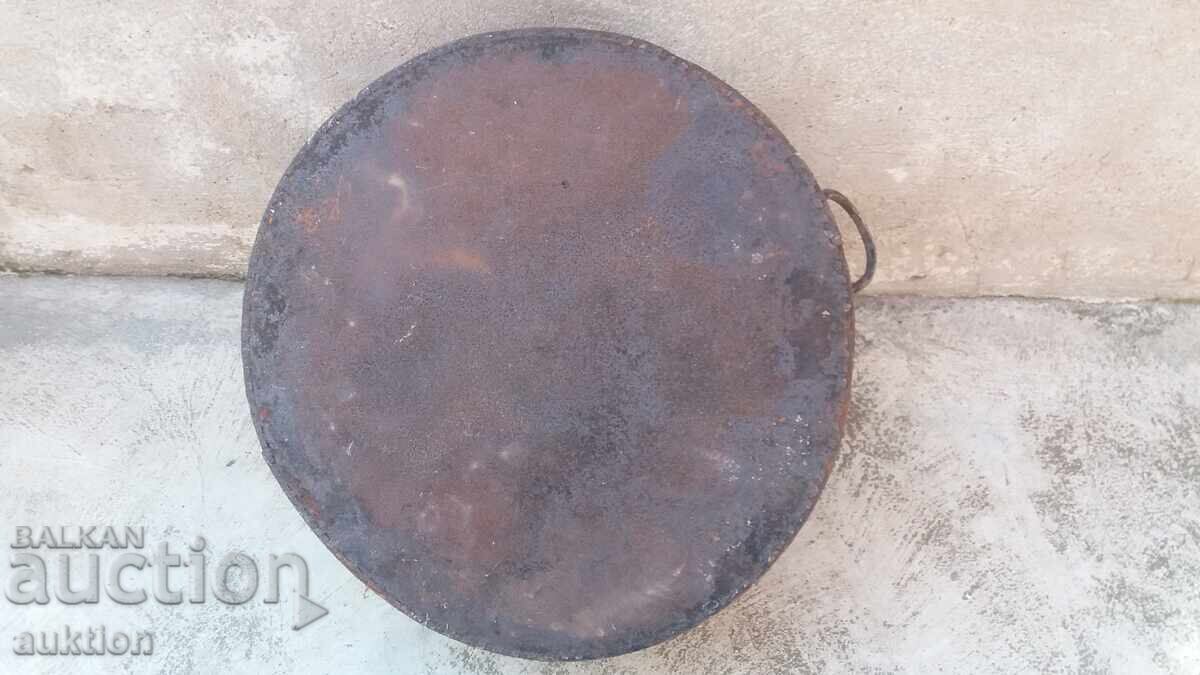 MASSIVE METAL TRAY FOR LUTENITSA, ETC. - 7 MASSIVE METAL TRAY FOR LUTENITSA, ETC. - 7