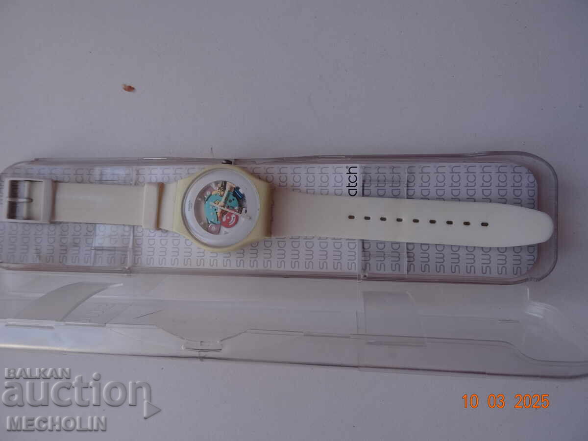 CEAS DE COLECȚIE STAR CUARȚ SWATCH SWISS cu preț 30.00 BGN | € 15.34 CEAS DE COLECȚIE STAR CUARȚ SWATCH SWISS cu preț 30.00 BGN | € 15.34