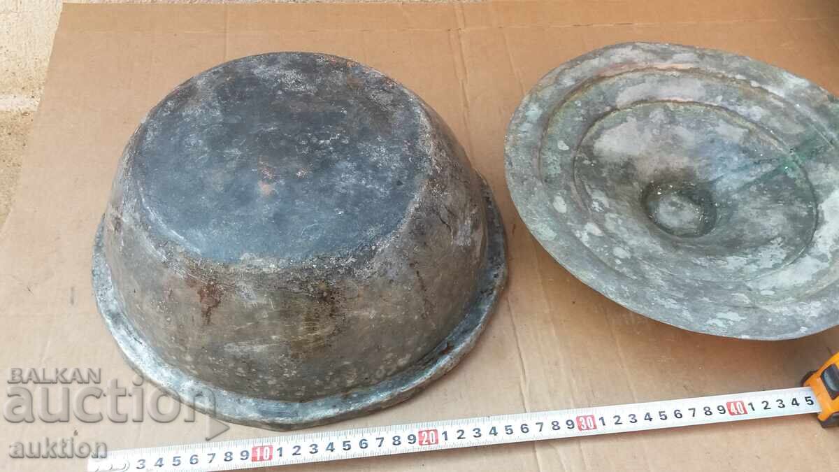 MASSIVE FORGED COPPER POT - 7