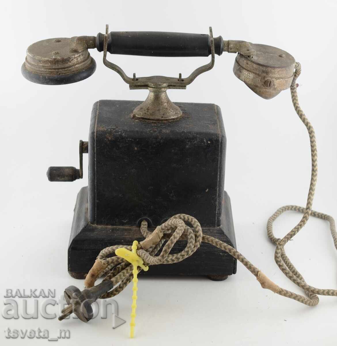 Delivery of Phone with a hand crank Kingdom of Bulgaria Delivery of Phone with a hand crank Kingdom of Bulgaria