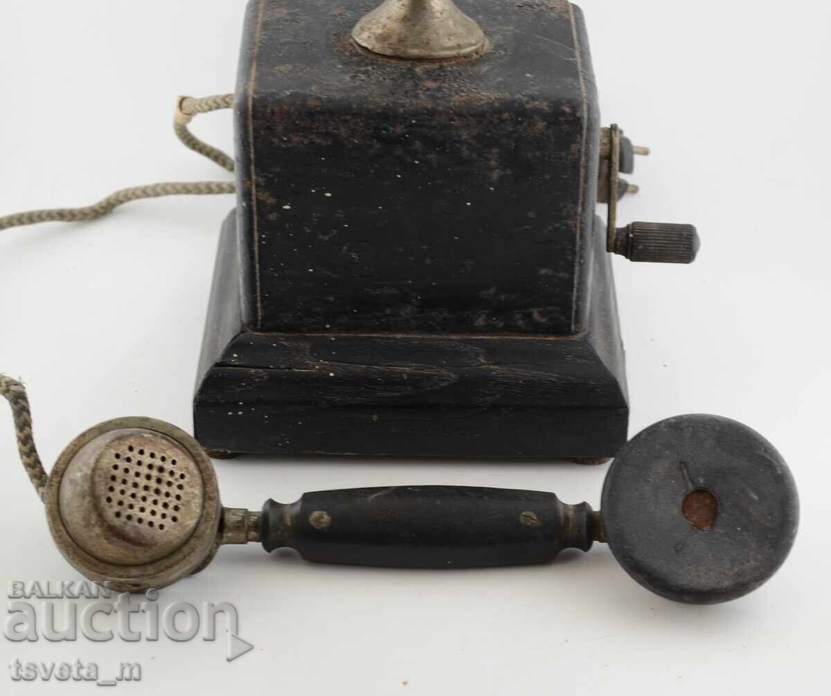 Phone with a hand crank Kingdom of Bulgaria - 5 Phone with a hand crank Kingdom of Bulgaria - 5
