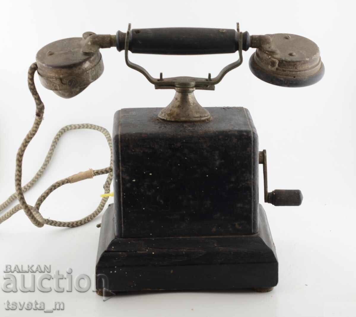 Phone with a hand crank Kingdom of Bulgaria Phone with a hand crank Kingdom of Bulgaria