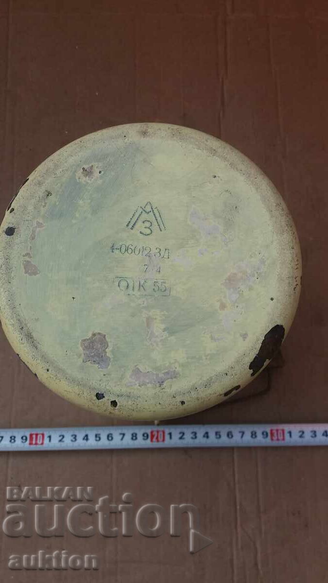 Găleată de lapte emailată, socială - 5