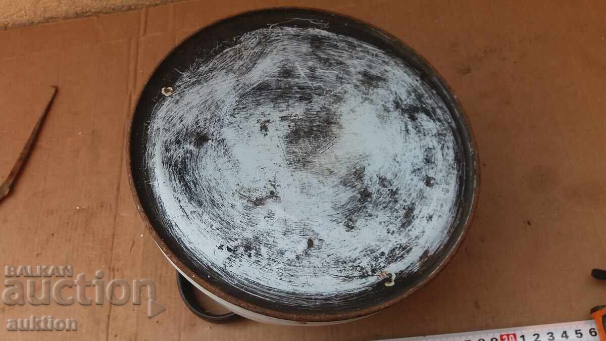 MASSIVE ENAMELED TEAPOT - 7