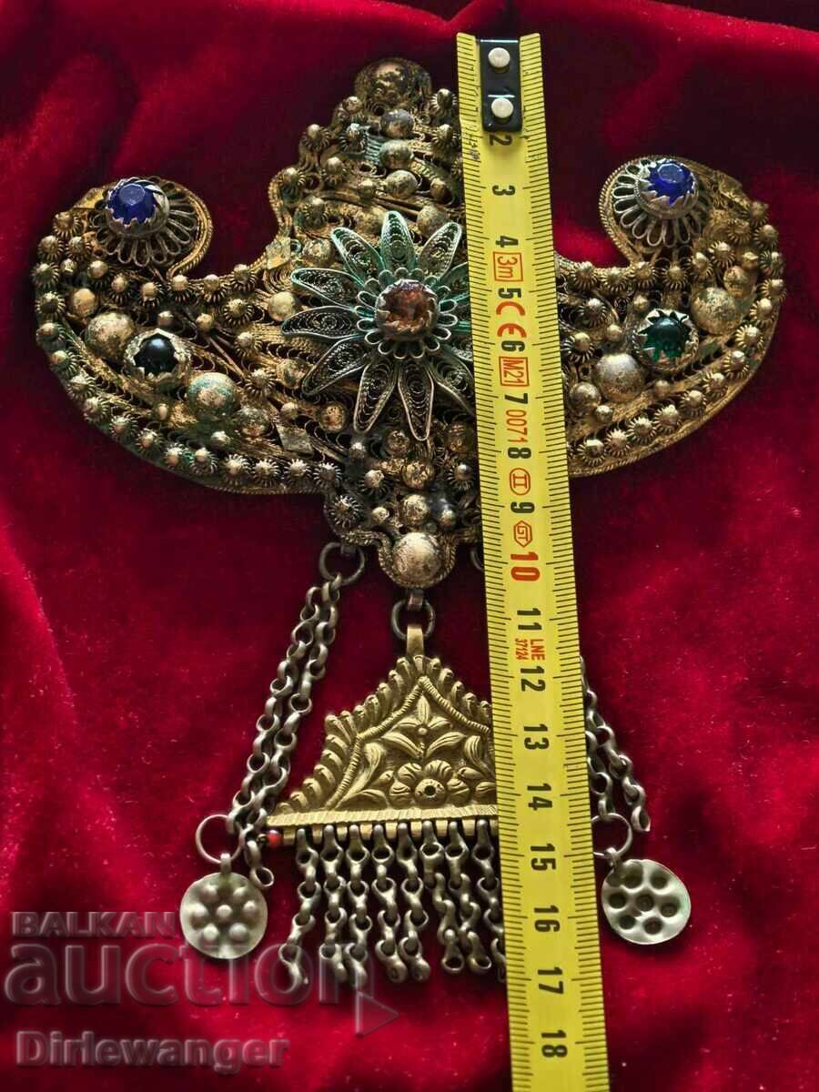 Revival silver jewelry. Filigree with mercury gilding with price 700.00 BGN | € 357.90 Revival silver jewelry. Filigree with mercury gilding with price 700.00 BGN | € 357.90