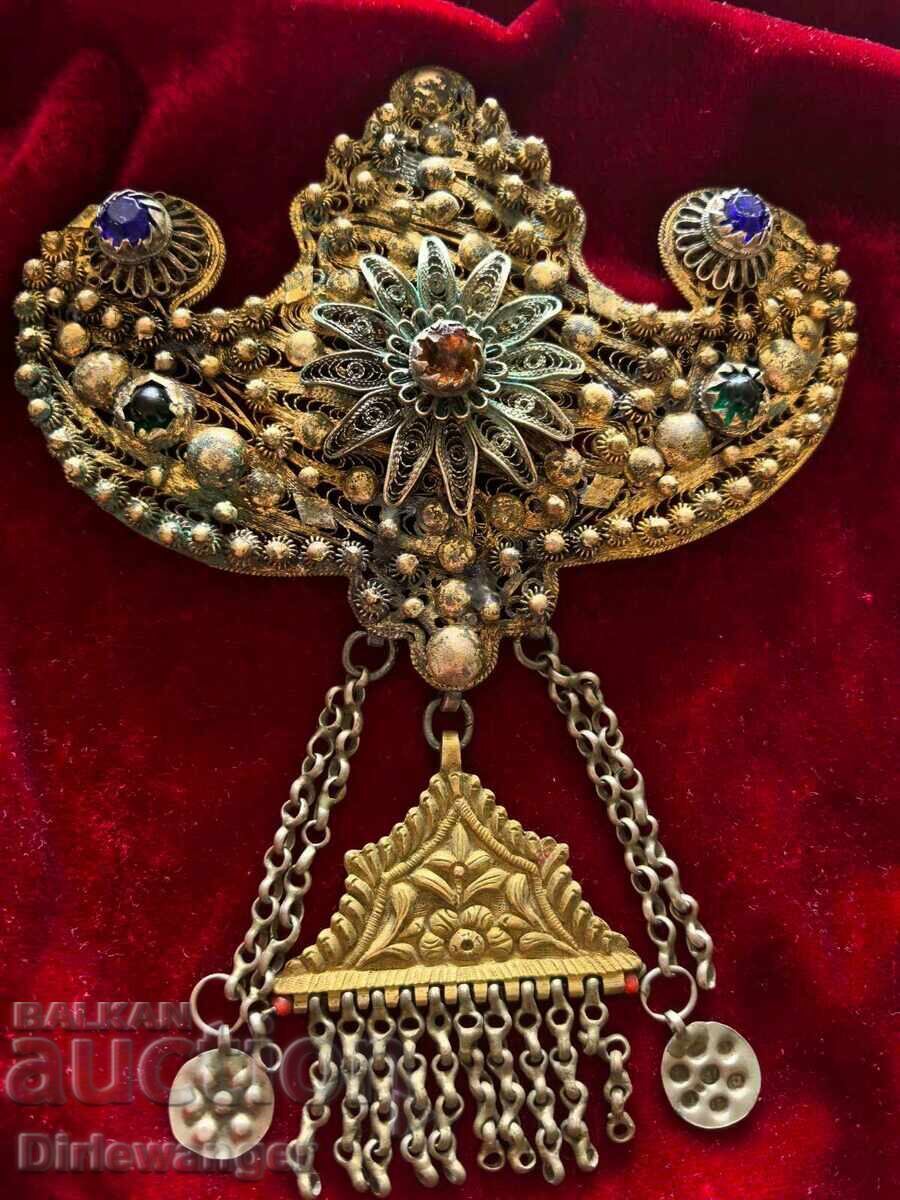 Revival silver jewelry. Filigree with mercury gilding - 5 Revival silver jewelry. Filigree with mercury gilding - 5