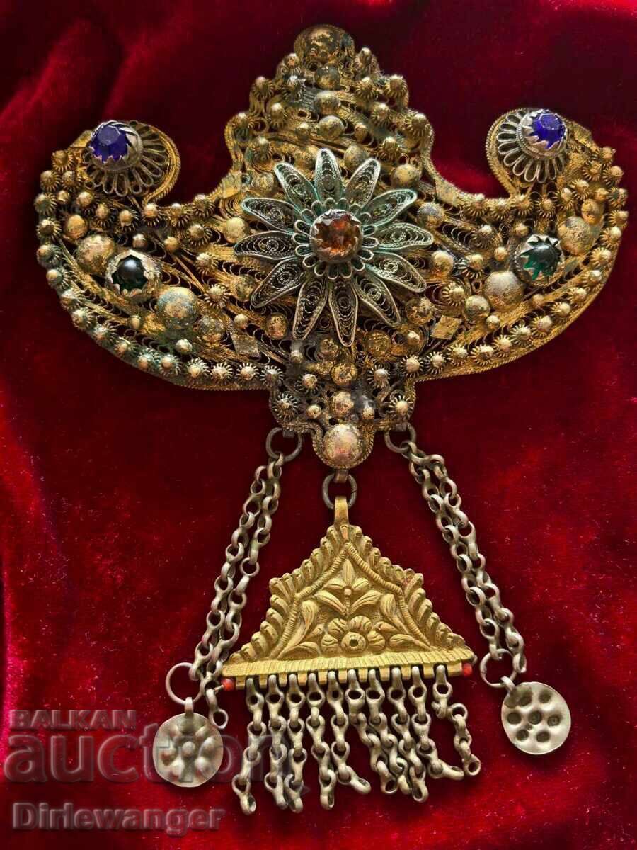 Revival silver jewelry. Filigree with mercury gilding - 6 Revival silver jewelry. Filigree with mercury gilding - 6