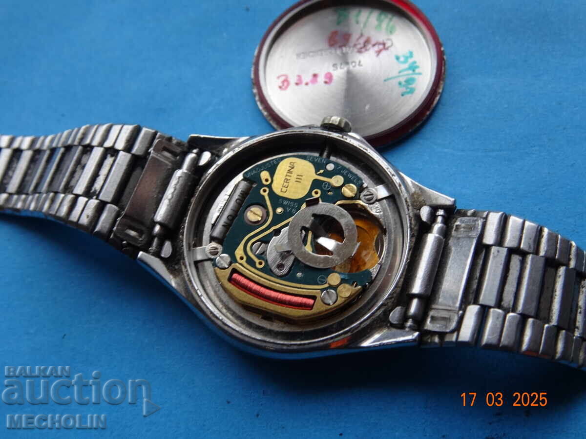 ΣΠΑΝΙΟ ΣΥΛΛΕΚΤΙΚΟ ΡΟΛΟΪ QUARTZ CERTINA - 7 ΣΠΑΝΙΟ ΣΥΛΛΕΚΤΙΚΟ ΡΟΛΟΪ QUARTZ CERTINA - 7