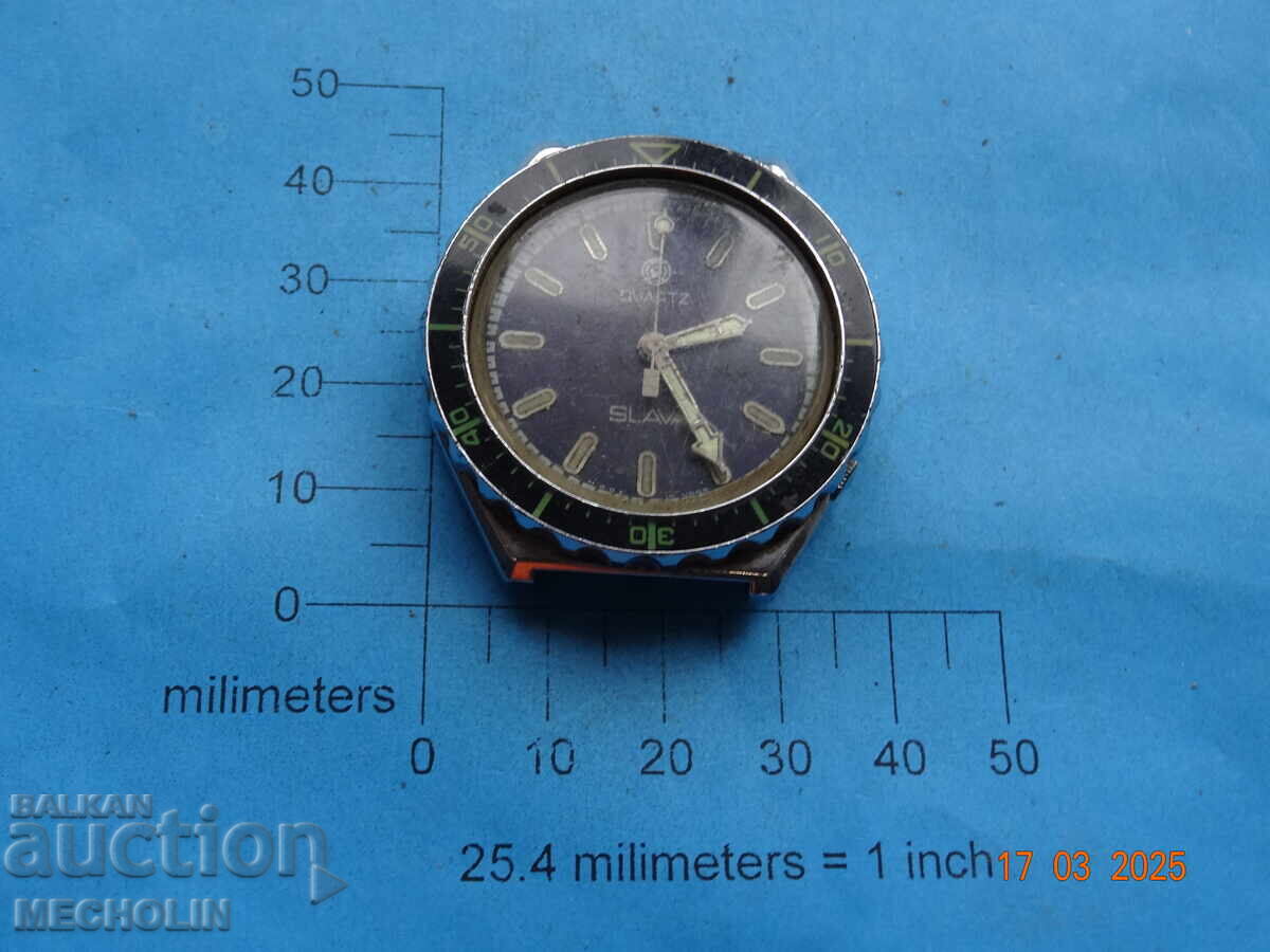 STAR COLLECTOR'S WATCH QUARTZ SLAVA Diver with price 40.00 BGN | € 20.45 STAR COLLECTOR'S WATCH QUARTZ SLAVA Diver with price 40.00 BGN | € 20.45