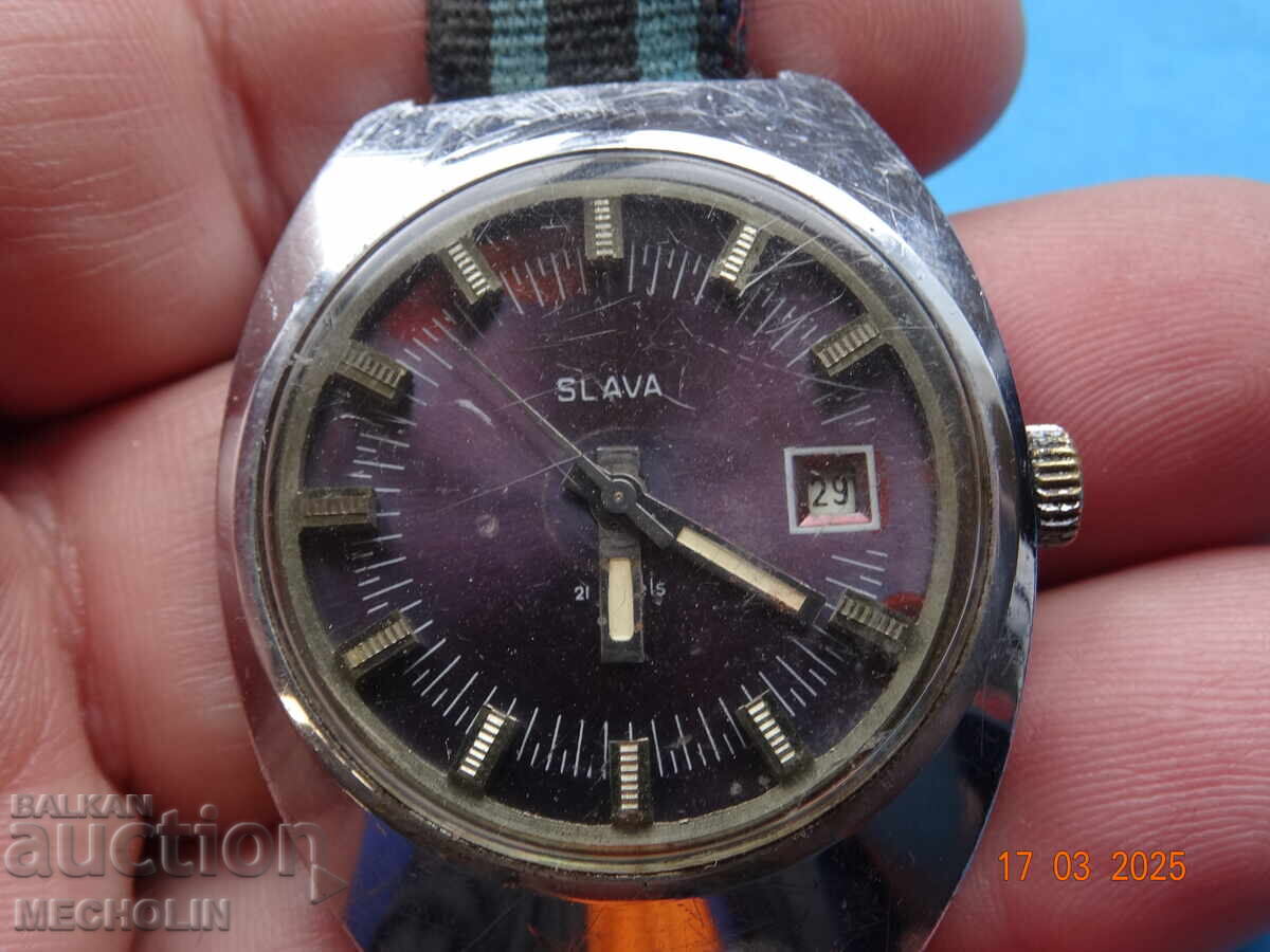 CEAS RUSC SLAVA DE COLECȚIE STAR - 7 CEAS RUSC SLAVA DE COLECȚIE STAR - 7