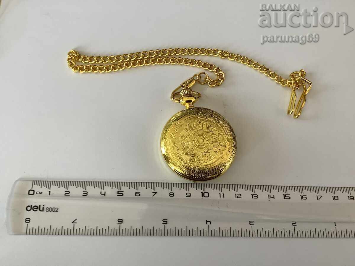 Auction QUARTZ Pocket Watch - Battery Operated Auction QUARTZ Pocket Watch - Battery Operated