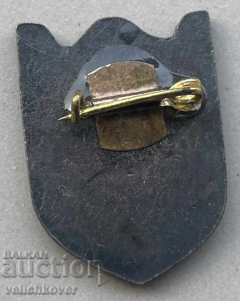 40474 Bulgaria sign with the coat of arms of the city of Pazardzhik with price 4.00 BGN | € 2.05