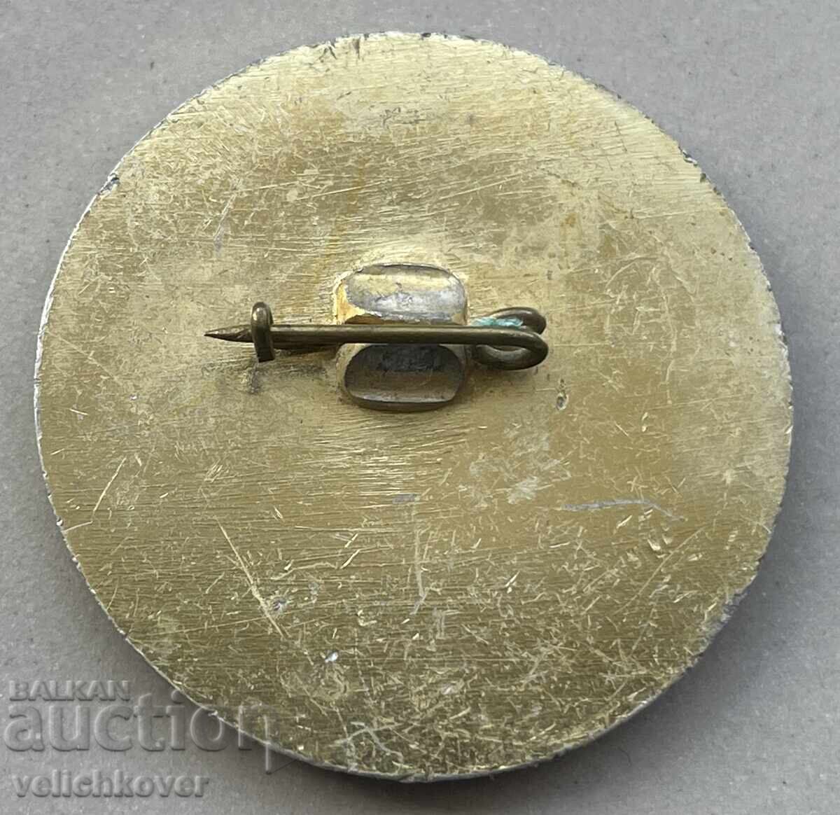 40478 Bulgaria semn cu stema orașului Rakovski cu preț 7.00 BGN | € 3.58