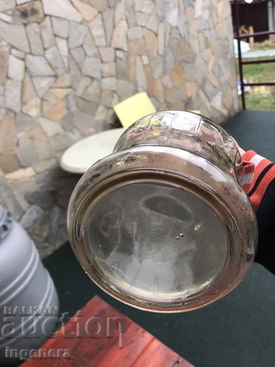 Glass Damajana Bottle, Embossed, Thick-walled - 1.5 Liters - 5 Glass Damajana Bottle, Embossed, Thick-walled - 1.5 Liters - 5