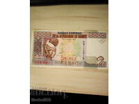 ГВИНЕЯ  - 5000 ФРАНКА 1998