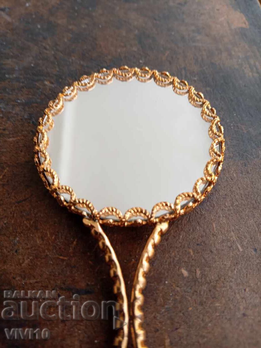 Oglindă veche Limoges bronz, Aurire cu preț 60.00 BGN | € 30.68