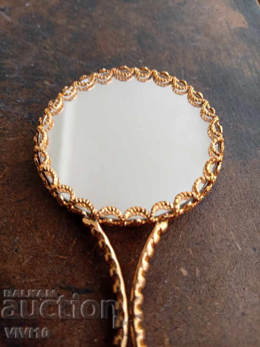 Oglindă veche Limoges bronz, Aurire cu preț € 30.00 | 58.67 BGN