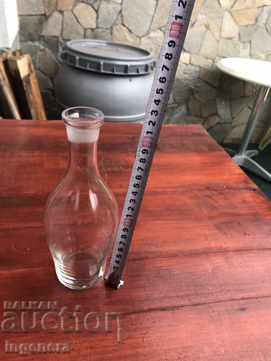 Delivery of Thin-walled social era glass bottle for rakia, engraved - 500 ml Delivery of Thin-walled social era glass bottle for rakia, engraved - 500 ml