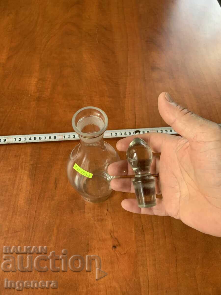 Thin-walled social era glass bottle for rakia, engraved - 500 ml - 7 Thin-walled social era glass bottle for rakia, engraved - 500 ml - 7