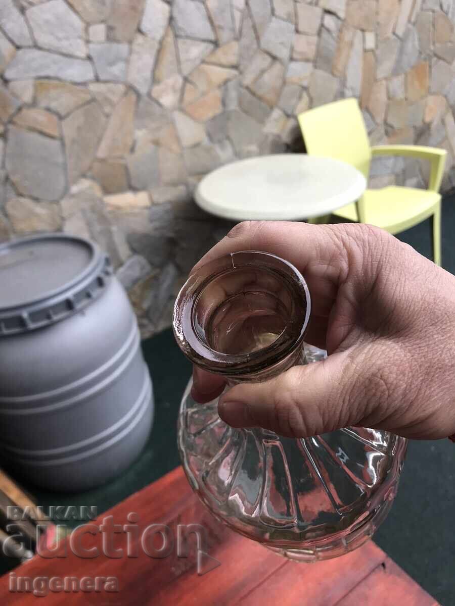 Delivery of Glass Damajana Bottle, Embossed, Thick-walled - 1.5 Liters Delivery of Glass Damajana Bottle, Embossed, Thick-walled - 1.5 Liters