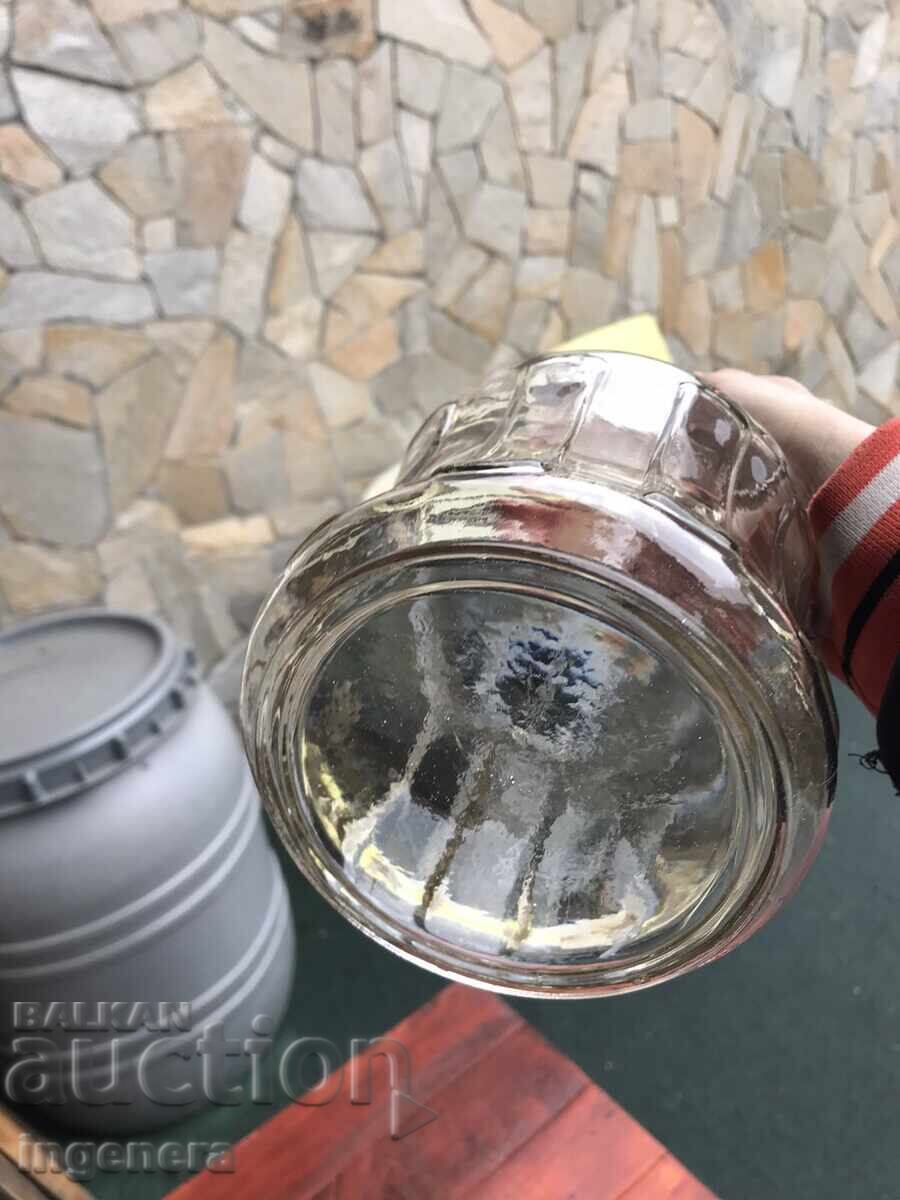 Glass Damajana Bottle, Embossed, Thick-walled - 1.5 Liters - 5 Glass Damajana Bottle, Embossed, Thick-walled - 1.5 Liters - 5