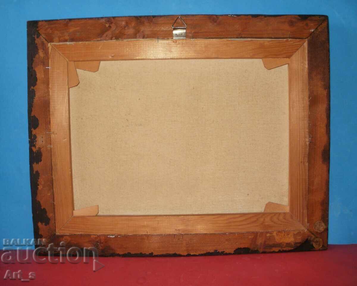 P. Brun - Peisaj olandez - ulei pe pânză - 7 P. Brun - Peisaj olandez - ulei pe pânză - 7