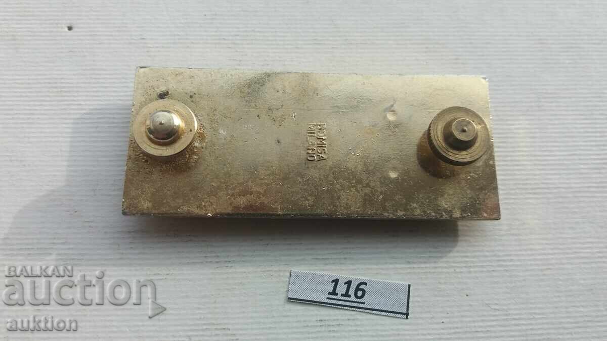 Delivery of FIRE ENAMEL SIGN, EMBLEM