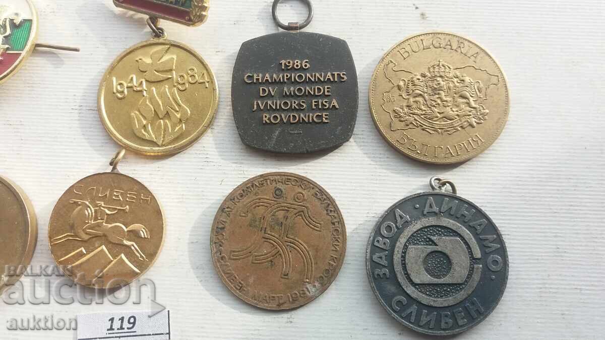 Auction Collection of 8 Soviet medals, badges Auction Collection of 8 Soviet medals, badges