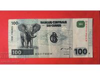 Congo 100 francs 2000