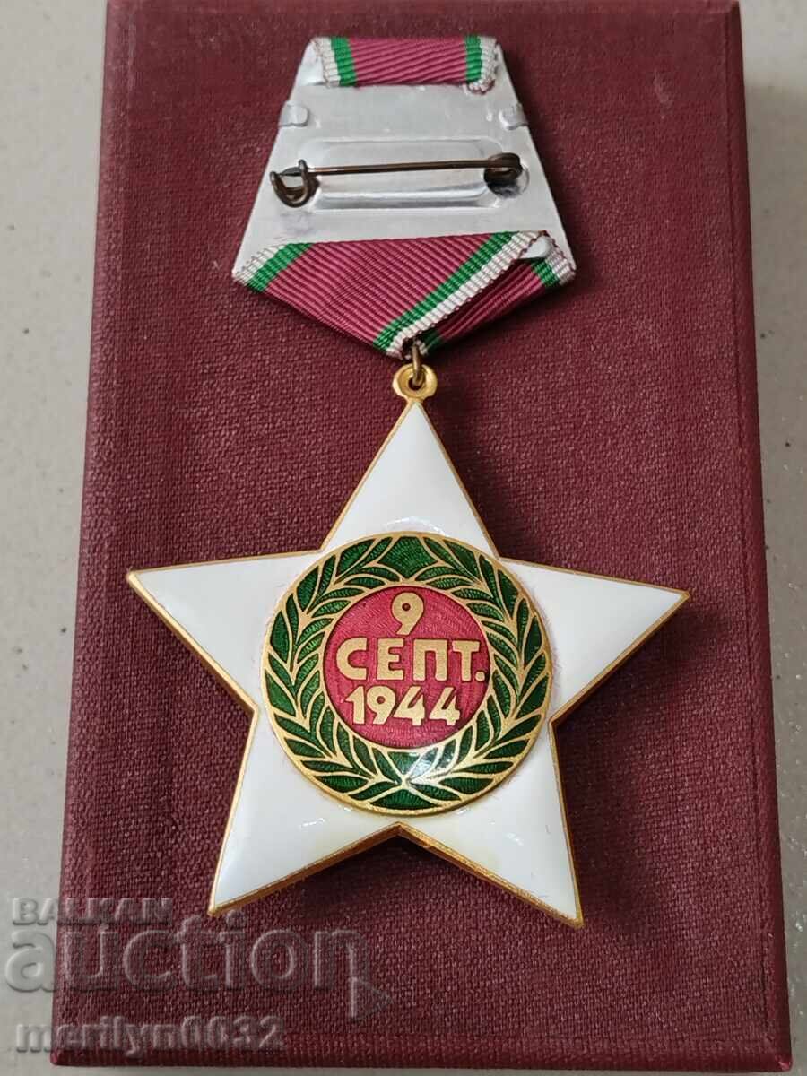 Order of the Ninth of September 1944, 1st degree with box - 6 Order of the Ninth of September 1944, 1st degree with box - 6