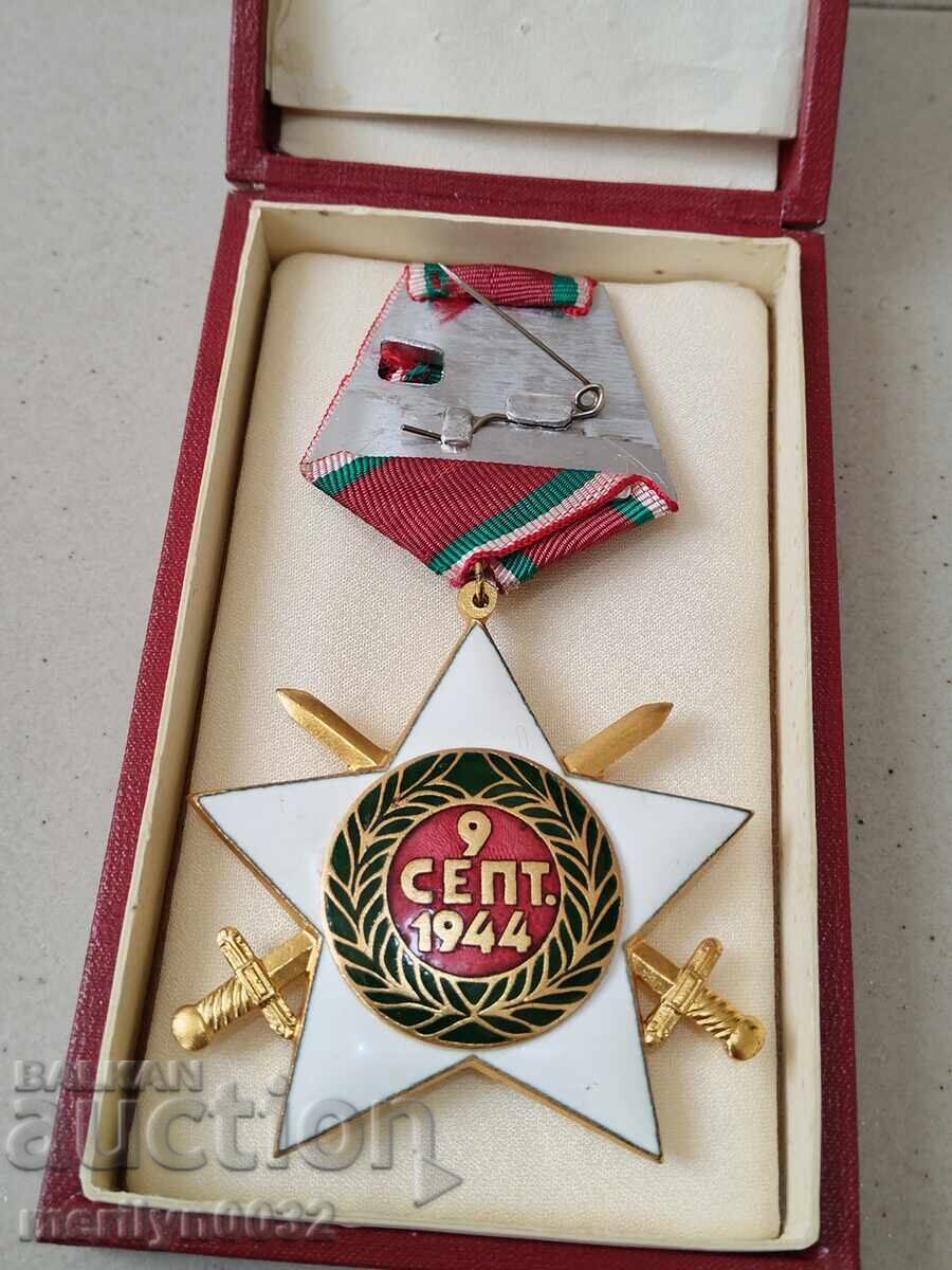 Order of the Ninth of September 1944, 1st degree with box - 6 Order of the Ninth of September 1944, 1st degree with box - 6