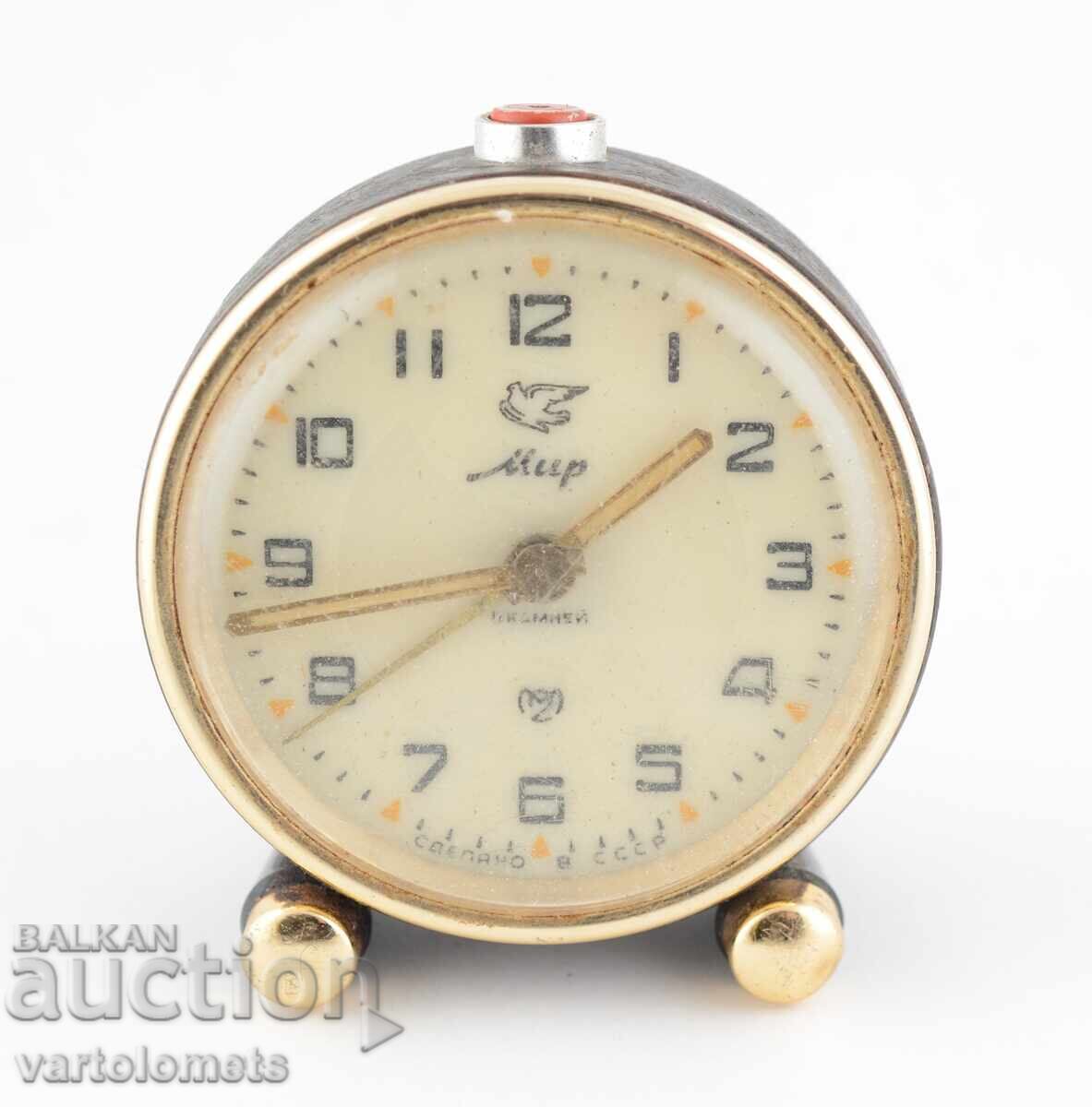 Ceas deșteptător MIR URSS - funcționează - 5