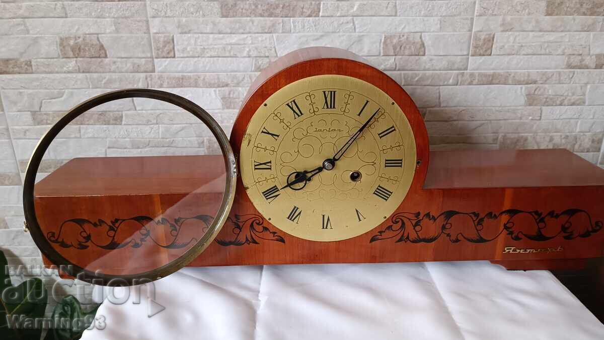 Голям каминен часовник - Янтарь / Jantar - Антика - 1970" - 5 Голям каминен часовник - Янтарь / Jantar - Антика - 1970" - 5