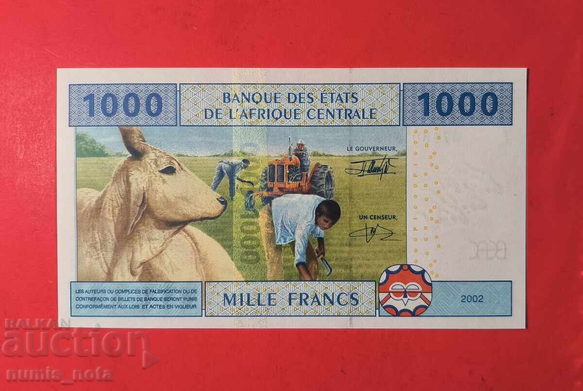 Централна Африка 1000 франка 2002 година Т Чад с цена 28.00 лв. | € 14.32 Централна Африка 1000 франка 2002 година Т Чад с цена 28.00 лв. | € 14.32