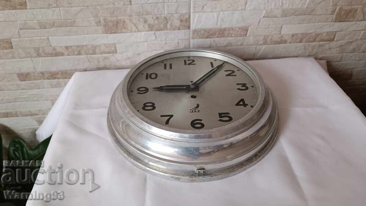 Old French Industrial Clock - JAZ - Antique - 1950s - 5 Old French Industrial Clock - JAZ - Antique - 1950s - 5