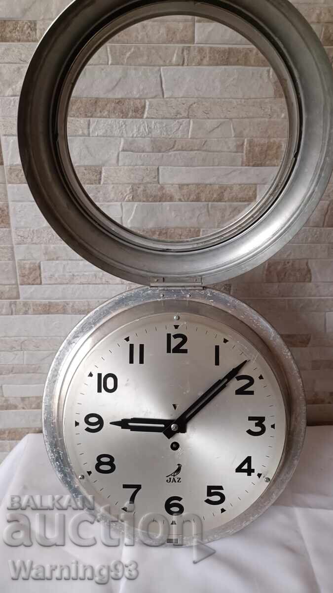 Old French Industrial Clock - JAZ - Antique - 1950s - 6 Old French Industrial Clock - JAZ - Antique - 1950s - 6