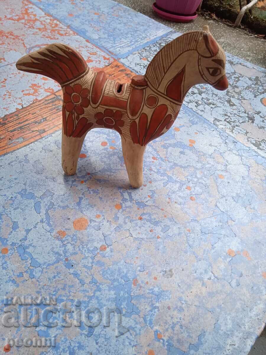 Old handmade ceramic piggy bank Old handmade ceramic piggy bank